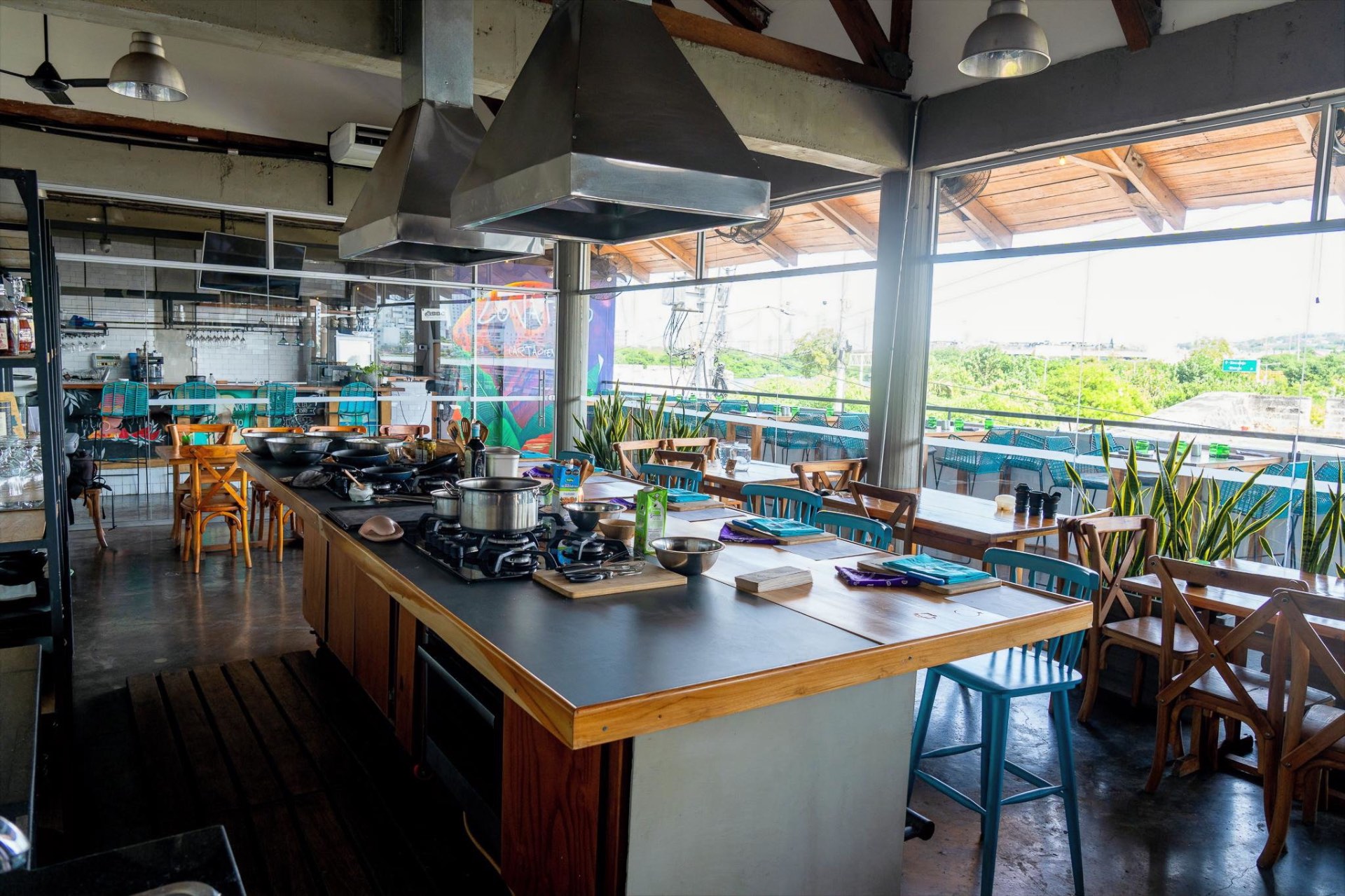 Lunático Experience cooking studio in Getsemaní, Cartagena